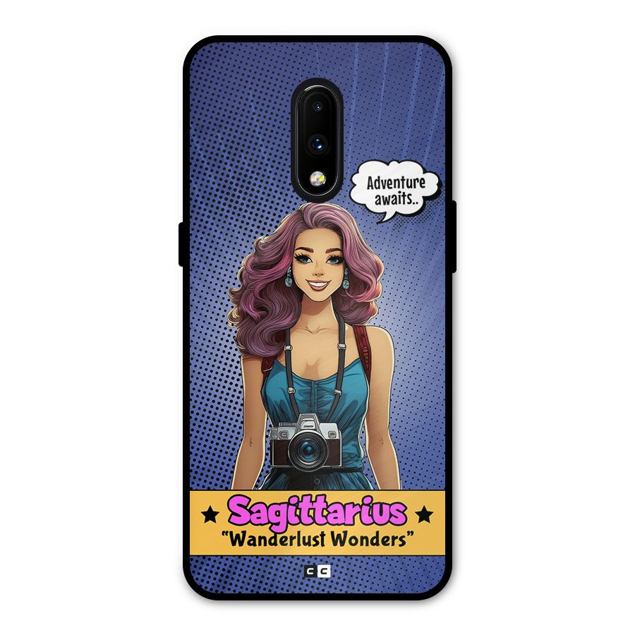 Wonderful Sagittarius Metal Back Case for OnePlus 7