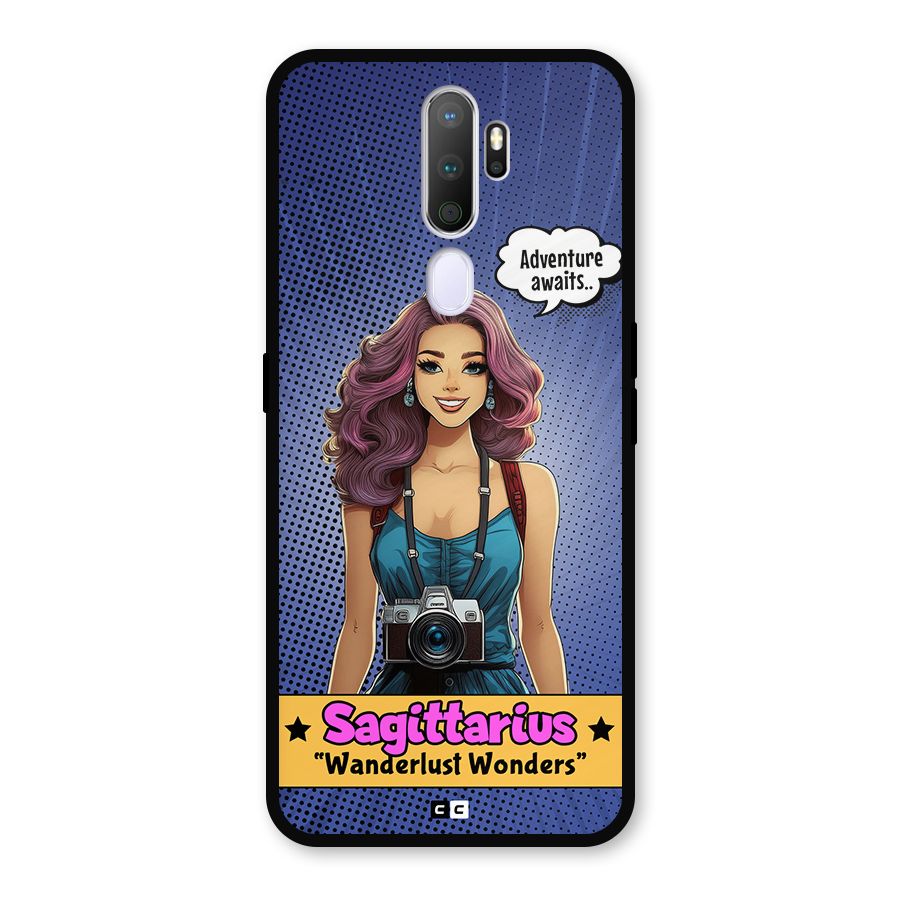 Wonderful Sagittarius Metal Back Case for Oppo A9 (2020)