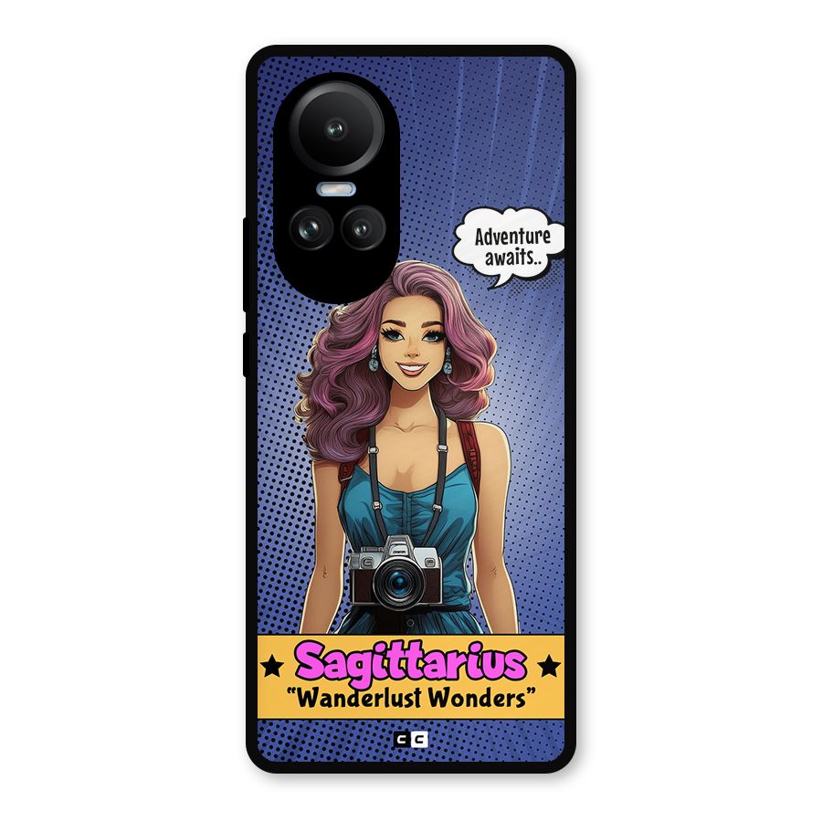 Wonderful Sagittarius Metal Back Case for Oppo Reno10