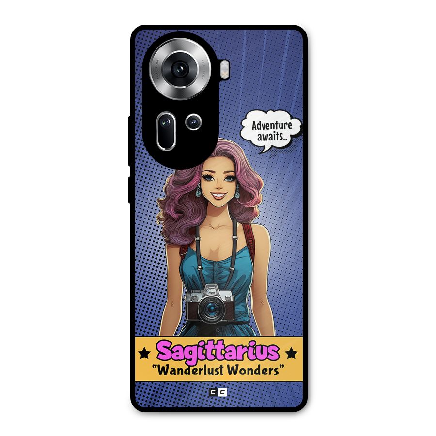 Wonderful Sagittarius Metal Back Case for Oppo Reno11 5G