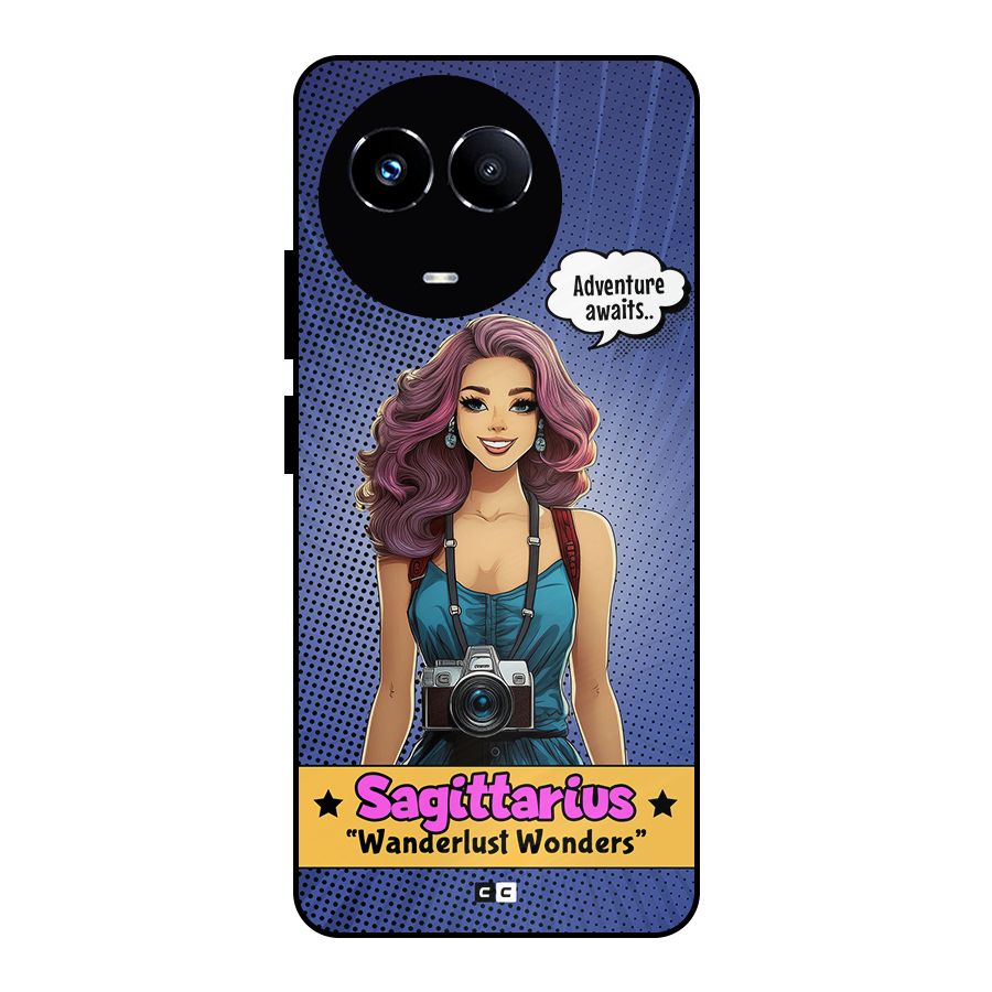 Wonderful Sagittarius Metal Back Case for Realme 11X