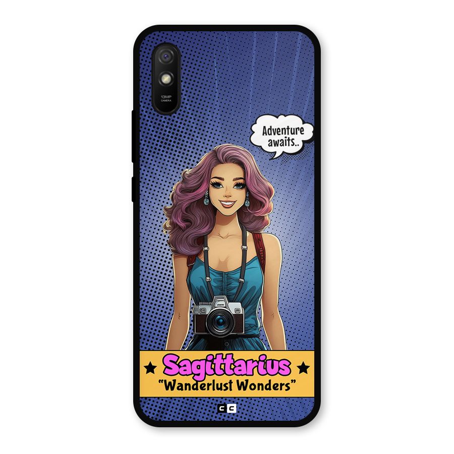 Wonderful Sagittarius Metal Back Case for Redmi 9a