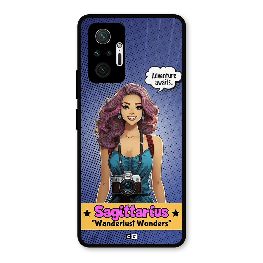 Wonderful Sagittarius Metal Back Case for Redmi Note 10 Pro Max