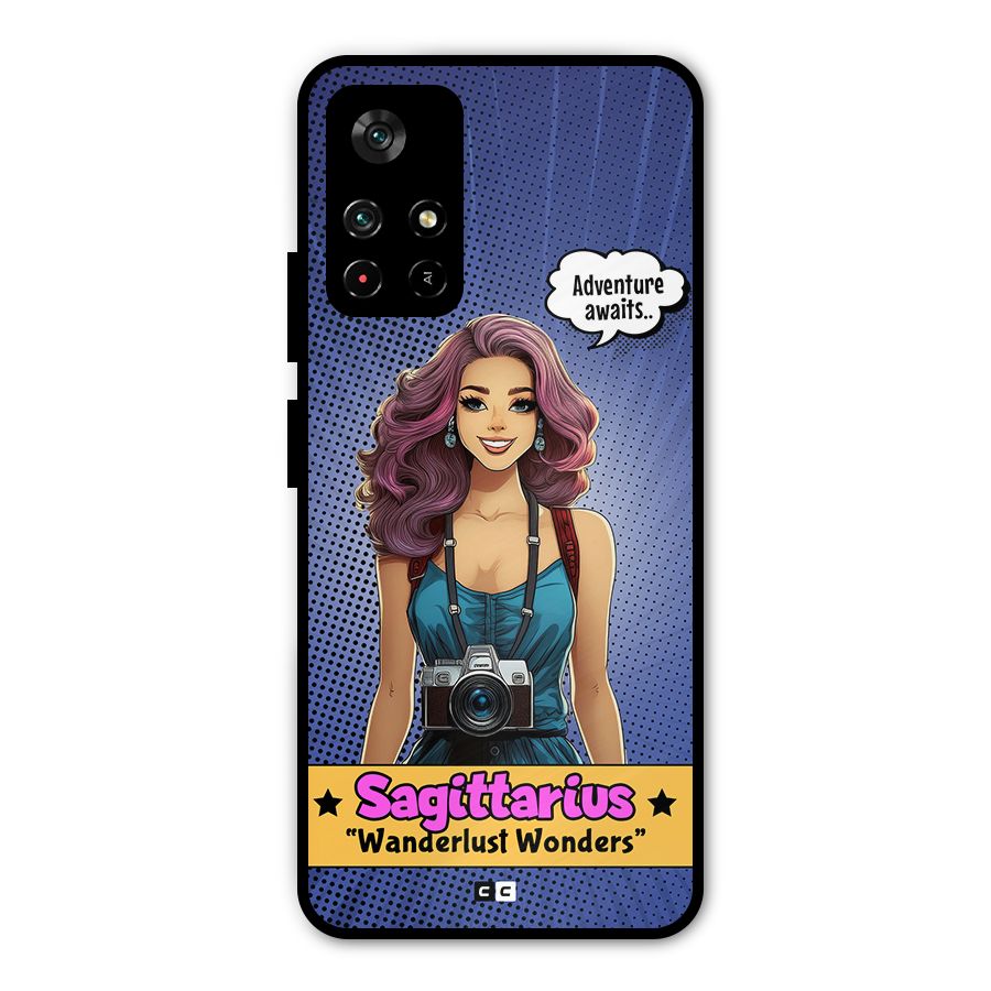 Wonderful Sagittarius Metal Back Case for Redmi Note 11T 5G