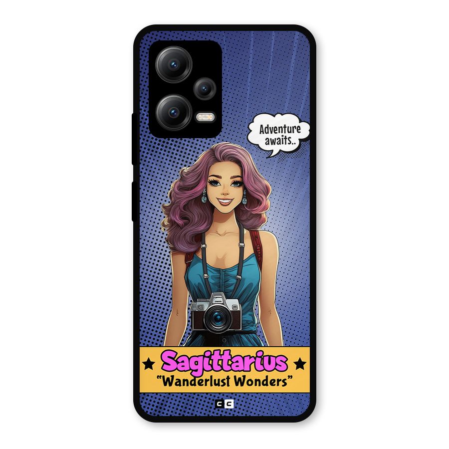 Wonderful Sagittarius Metal Back Case for Redmi Note 12 5G