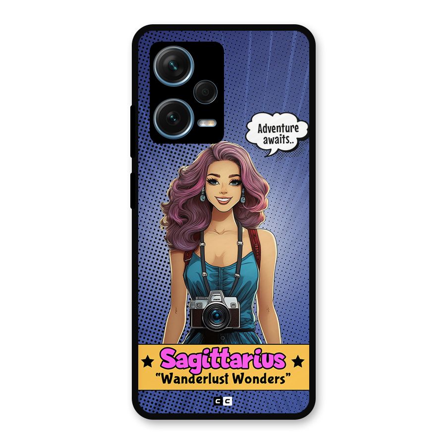Wonderful Sagittarius Metal Back Case for Redmi Note 12 Pro Plus 5G
