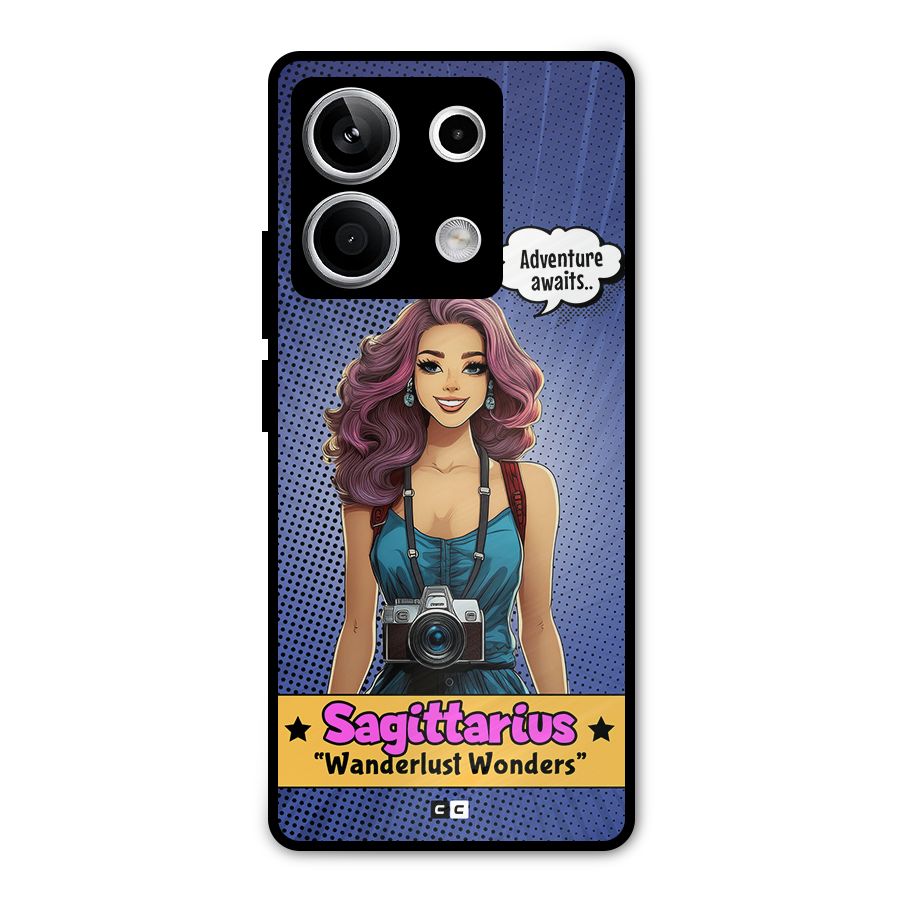 Wonderful Sagittarius Metal Back Case for Redmi Note 13 5G