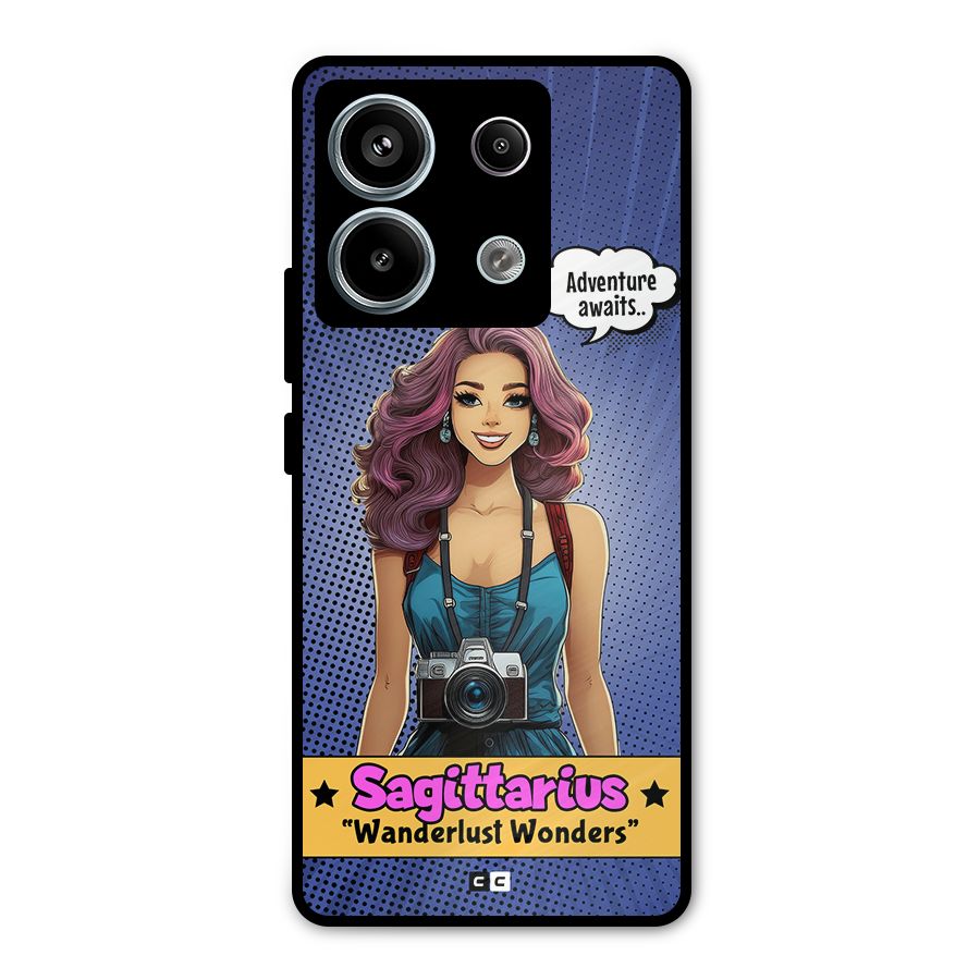 Wonderful Sagittarius Metal Back Case for Redmi Note 13 Pro 5G