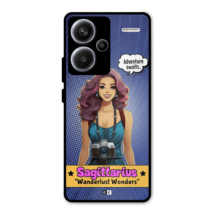 Wonderful Sagittarius Metal Back Case for Redmi Note 13 Pro Plus