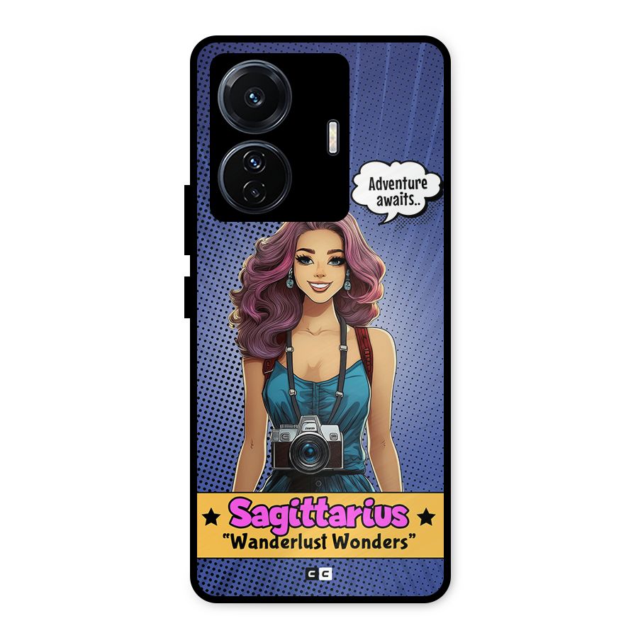 Wonderful Sagittarius Metal Back Case for Vivo T1 Pro