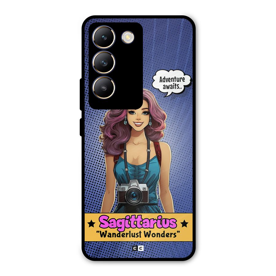 Wonderful Sagittarius Metal Back Case for Vivo T3 5G