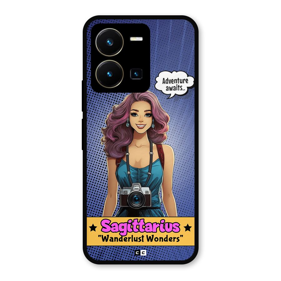 Wonderful Sagittarius Metal Back Case for Vivo Y35