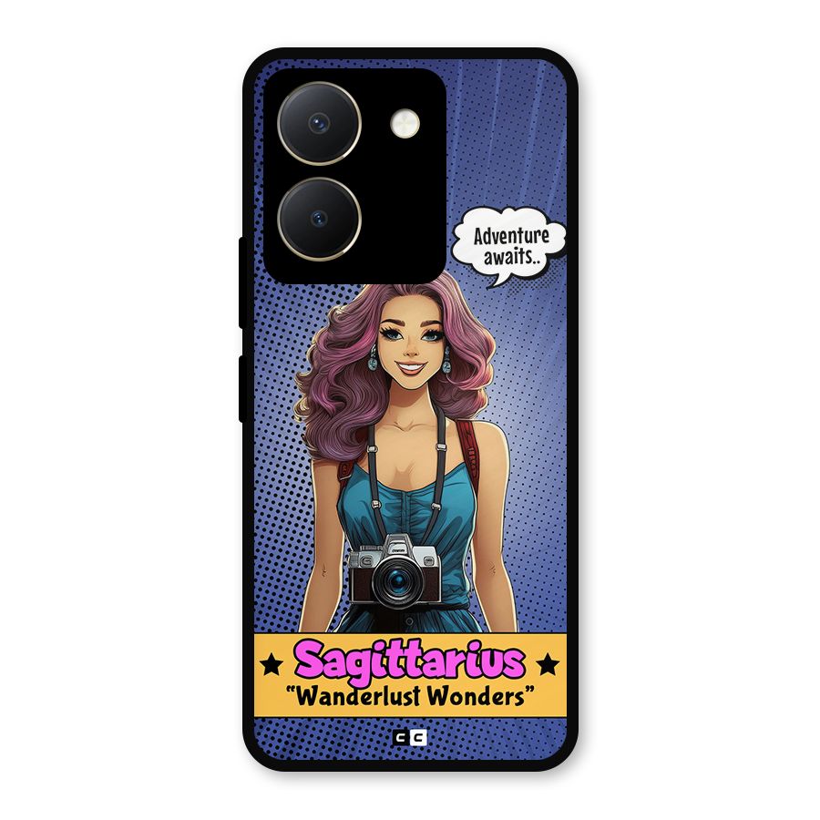 Wonderful Sagittarius Metal Back Case for Vivo Y36