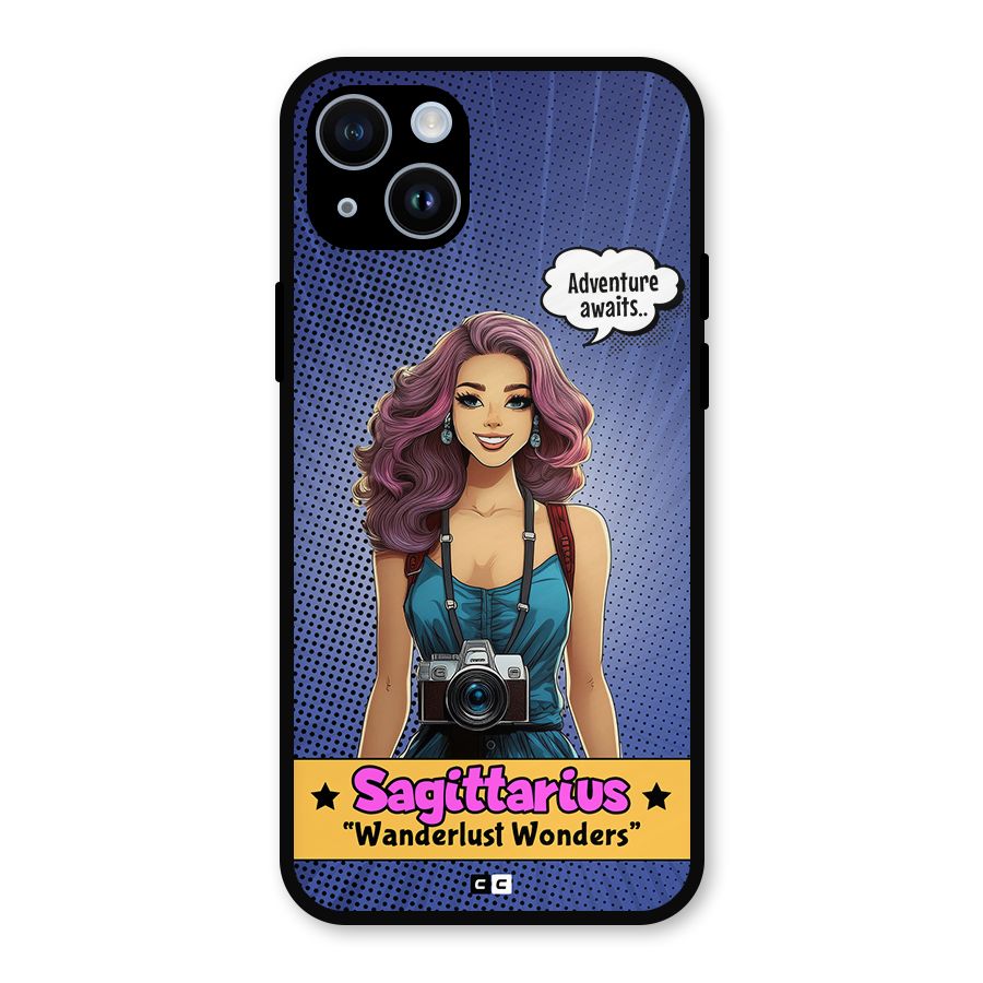 Wonderful Sagittarius Metal Back Case for iPhone 14