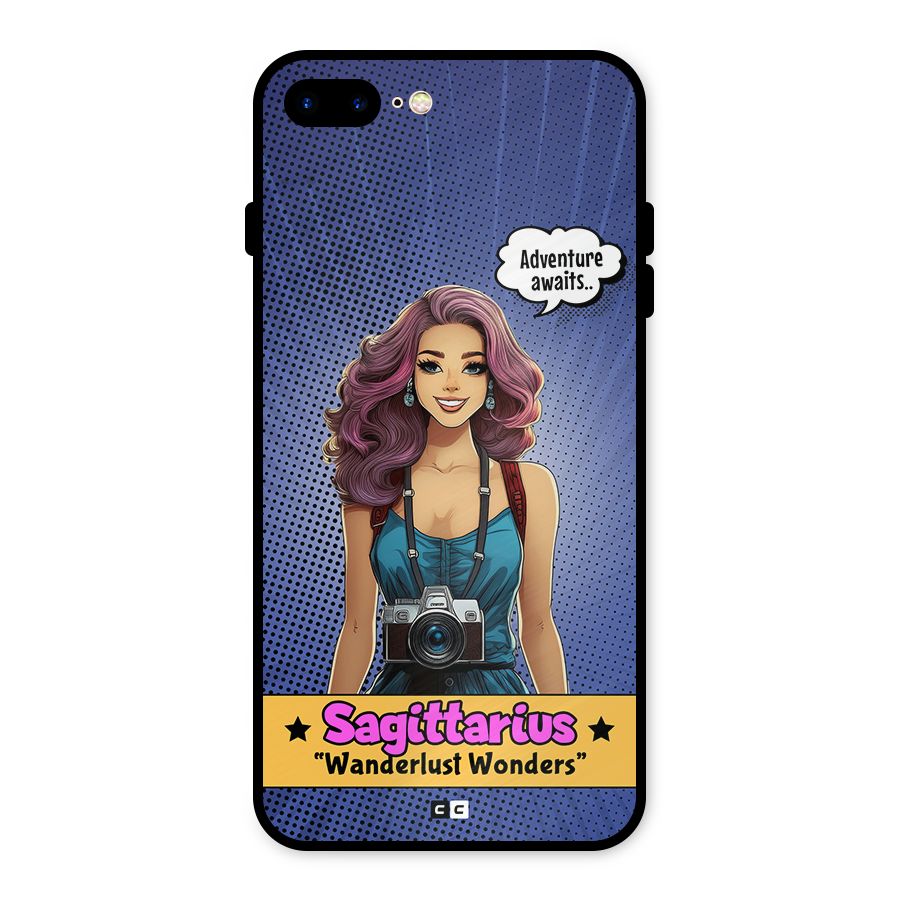 Wonderful Sagittarius Metal Back Case for iPhone 8 Plus