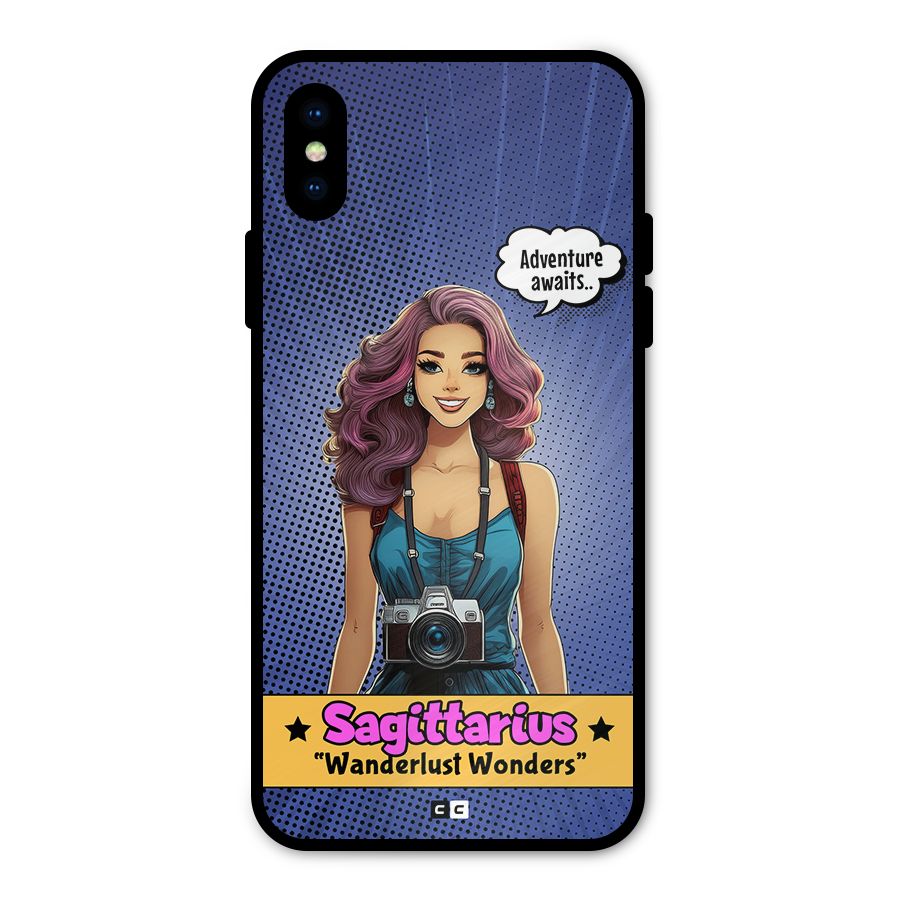 Wonderful Sagittarius Metal Back Case for iPhone X