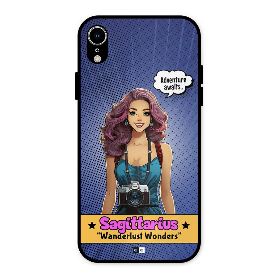 Wonderful Sagittarius Metal Back Case for iPhone XR