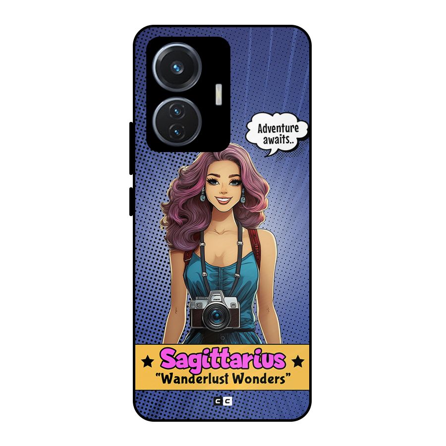Wonderful Sagittarius Metal Back Case for iQOO Z6 44W