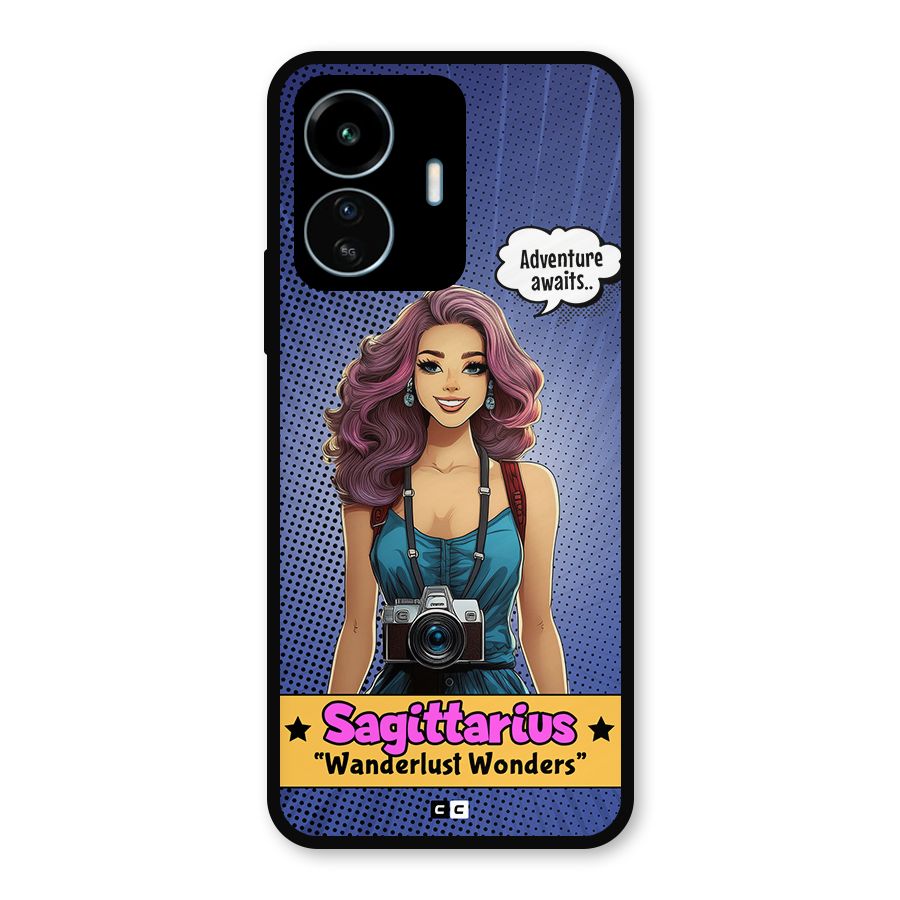 Wonderful Sagittarius Metal Back Case for vivo iQOO Z6 Lite 5G