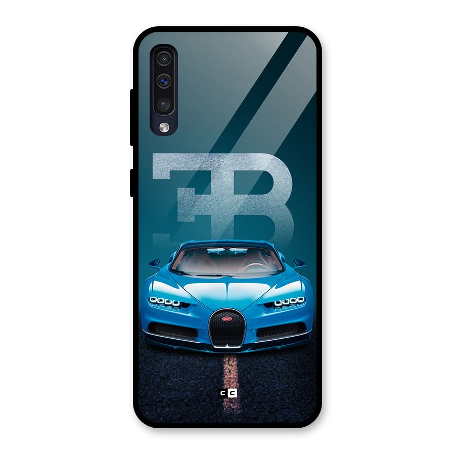 Wonderful Supercar Glass Back Case for Galaxy A30s