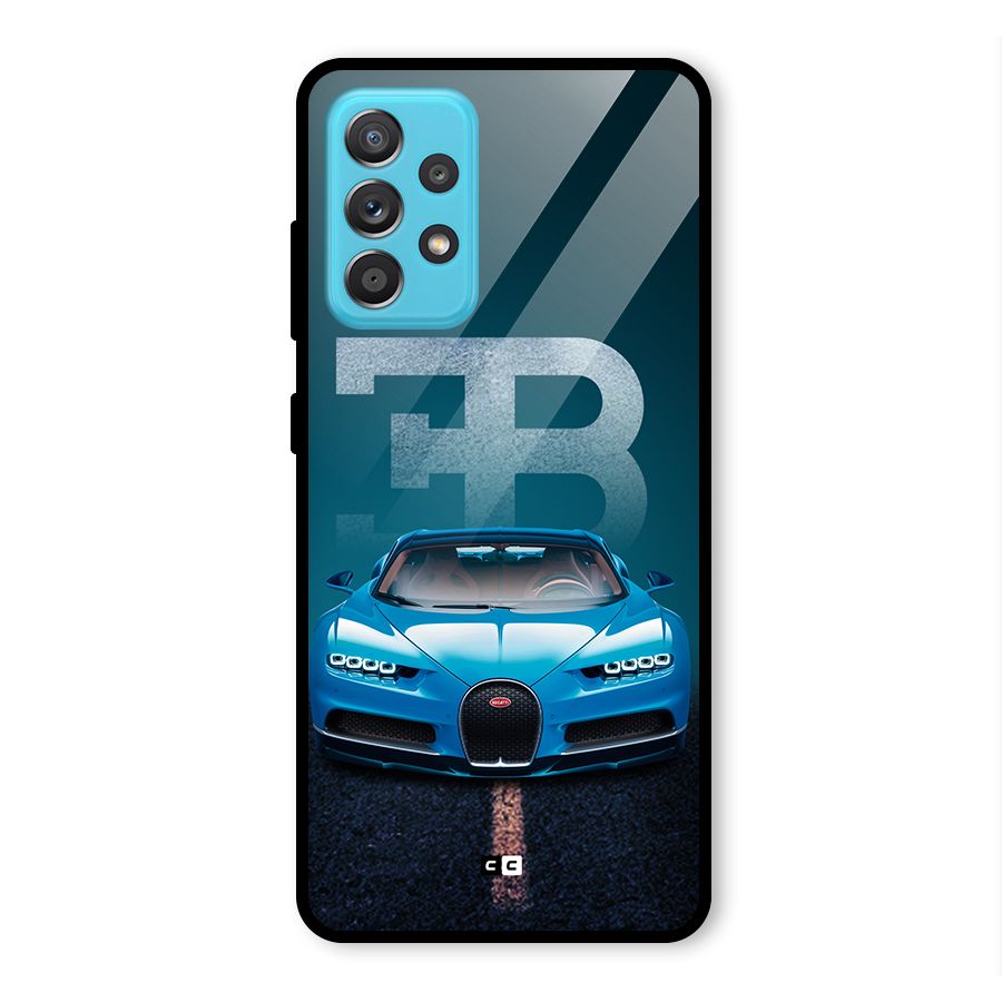 Wonderful Supercar Glass Back Case for Galaxy A52