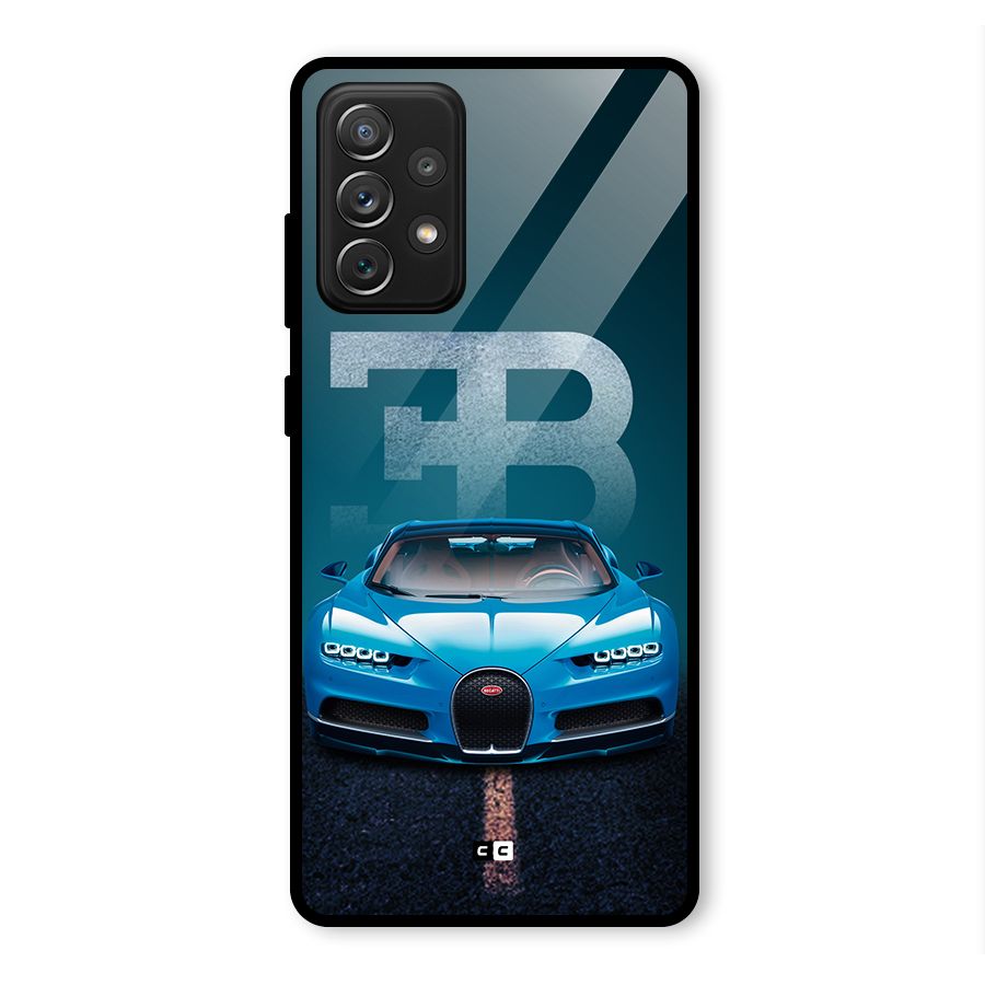 Wonderful Supercar Glass Back Case for Galaxy A72