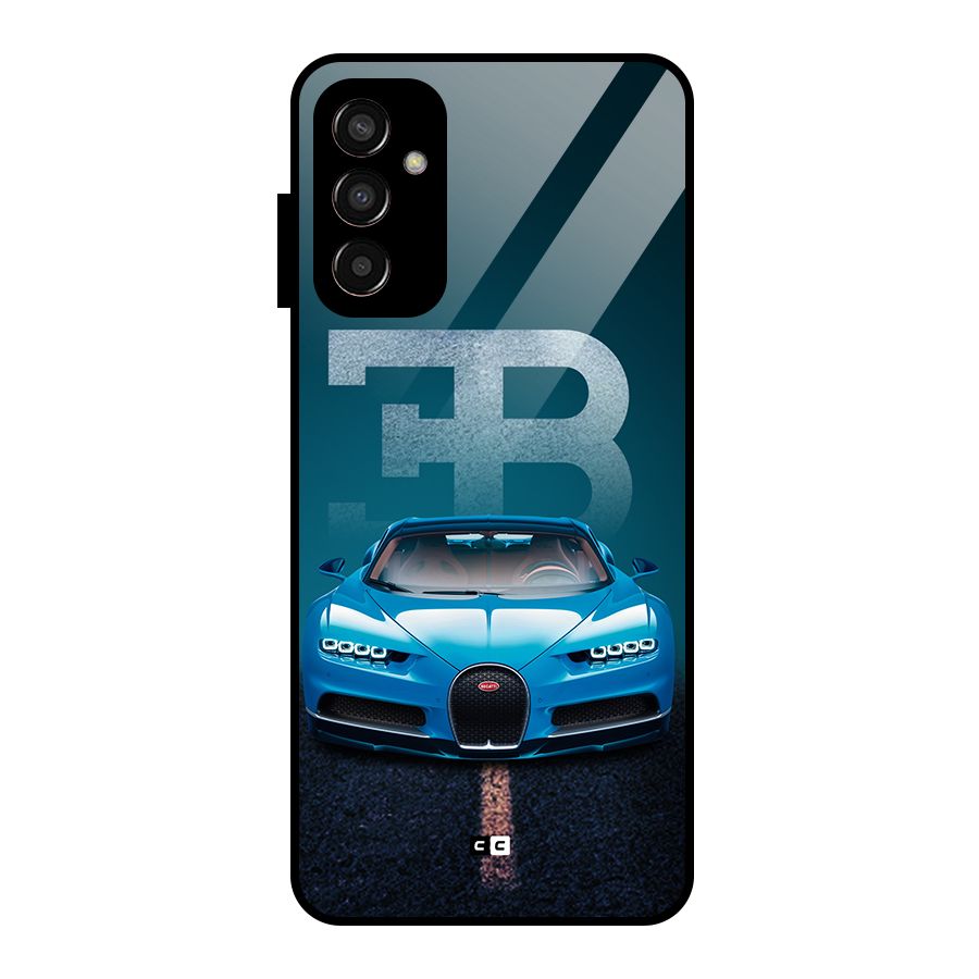 Wonderful Supercar Glass Back Case for Galaxy F13