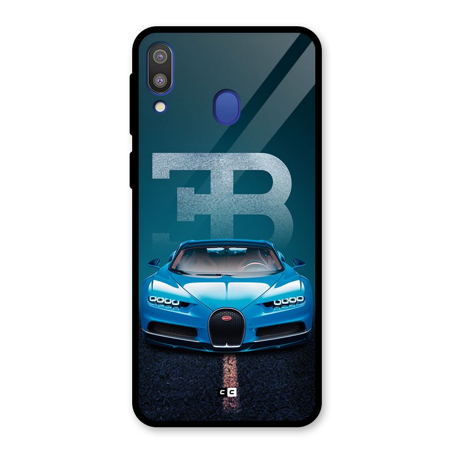 Wonderful Supercar Glass Back Case for Galaxy M20