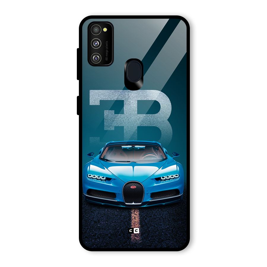 Wonderful Supercar Glass Back Case for Galaxy M30s