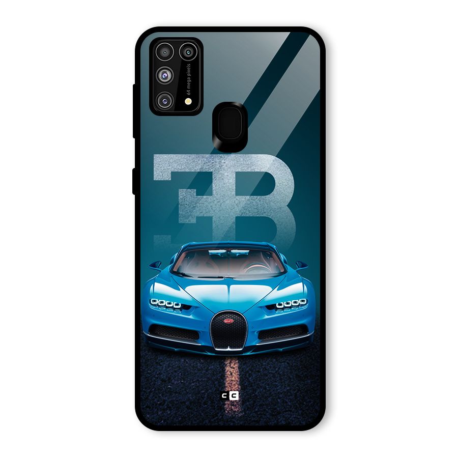 Wonderful Supercar Glass Back Case for Galaxy M31