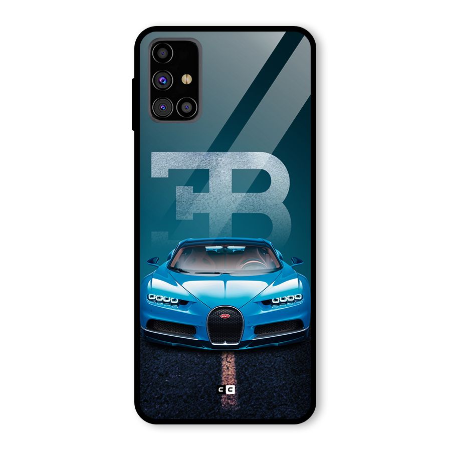 Wonderful Supercar Glass Back Case for Galaxy M31s