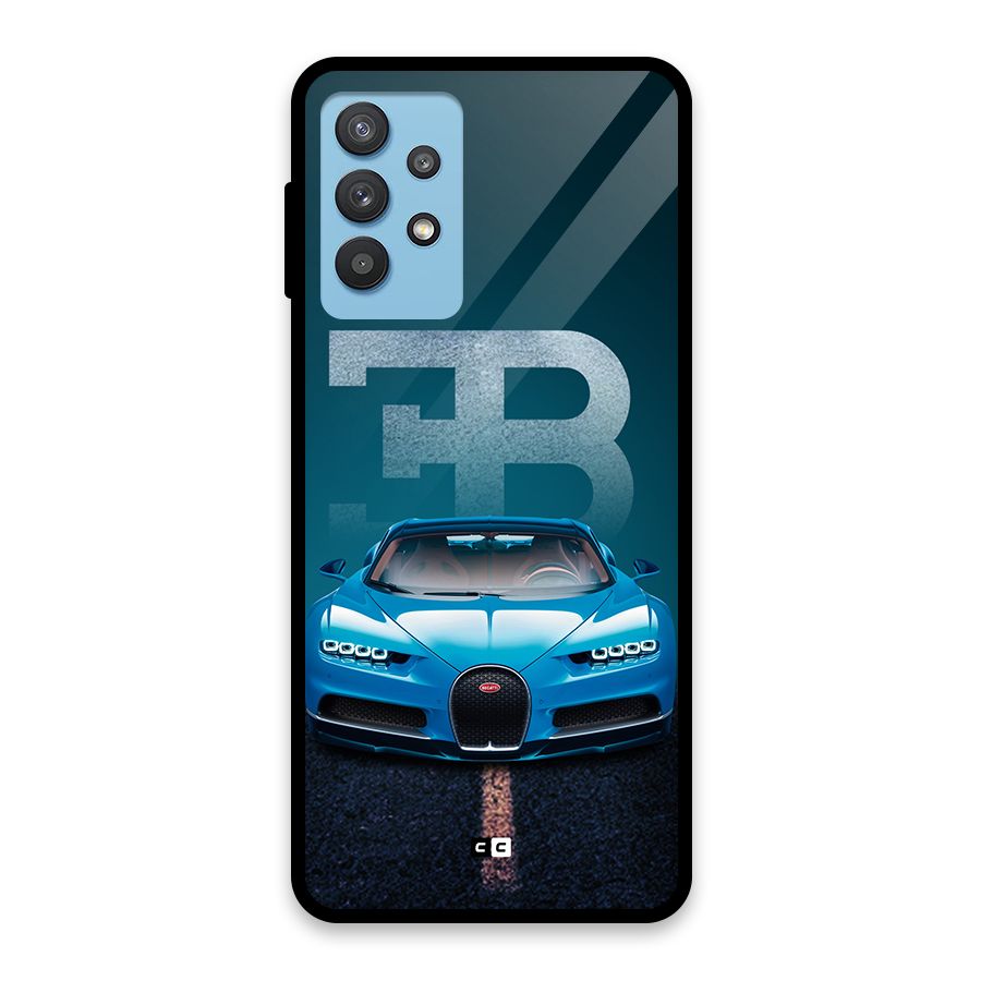 Wonderful Supercar Glass Back Case for Galaxy M32 5G