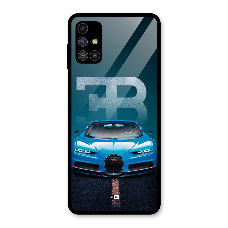 Wonderful Supercar Glass Back Case for Galaxy M51