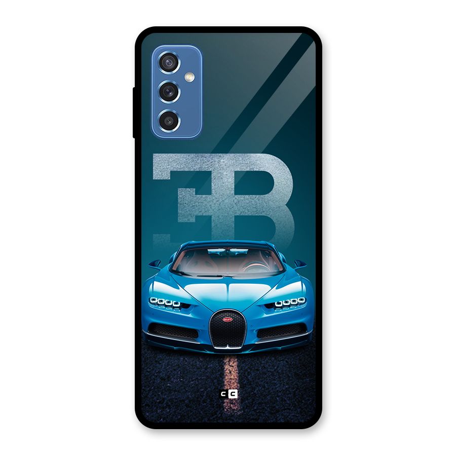 Wonderful Supercar Glass Back Case for Galaxy M52 5G