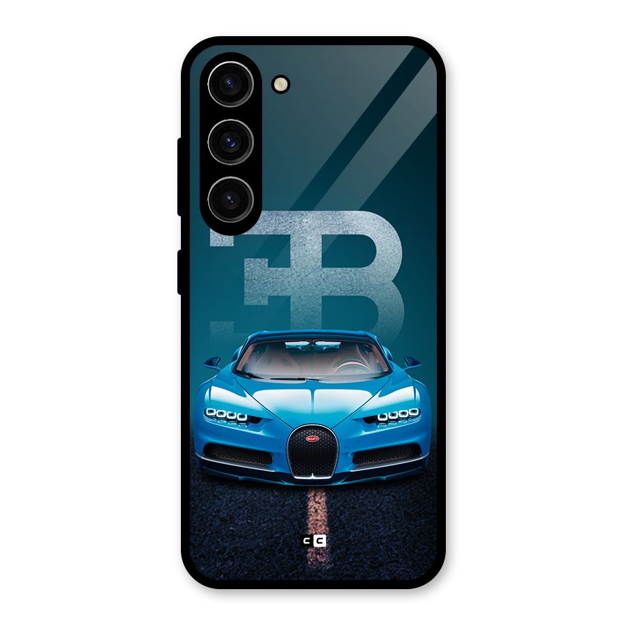 Wonderful Supercar Glass Back Case for Galaxy S23