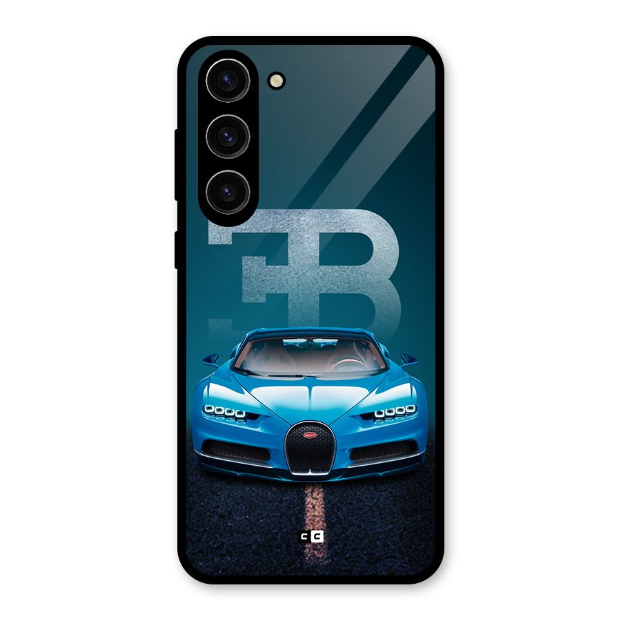 Wonderful Supercar Glass Back Case for Galaxy S23 Plus