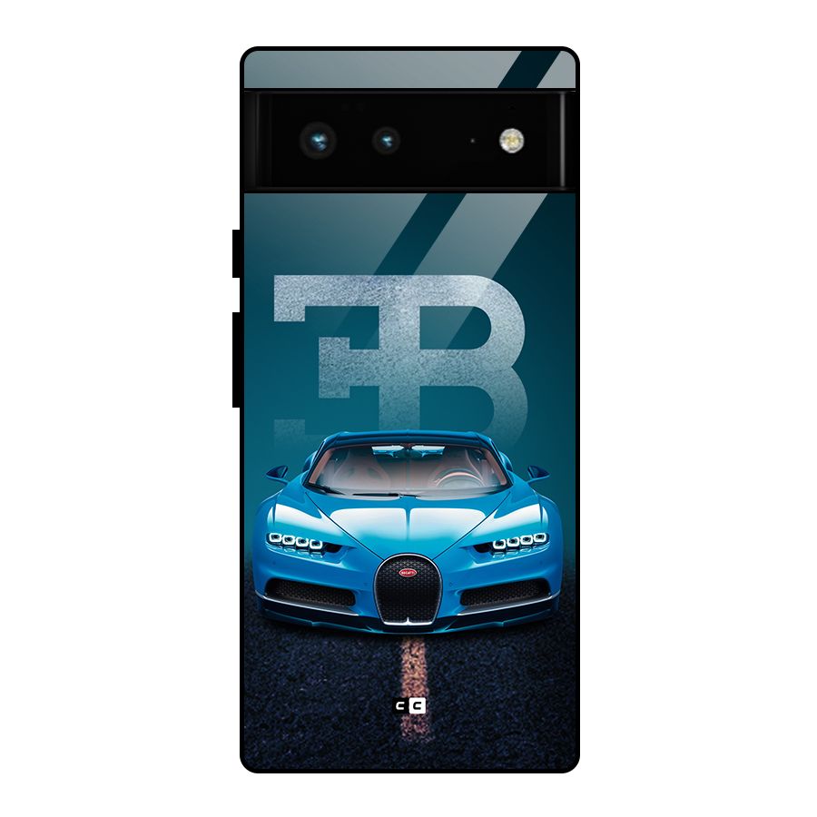 Wonderful Supercar Glass Back Case for Google Pixel 6