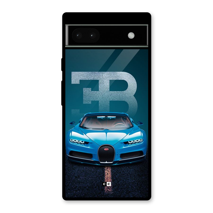 Wonderful Supercar Glass Back Case for Google Pixel 6a