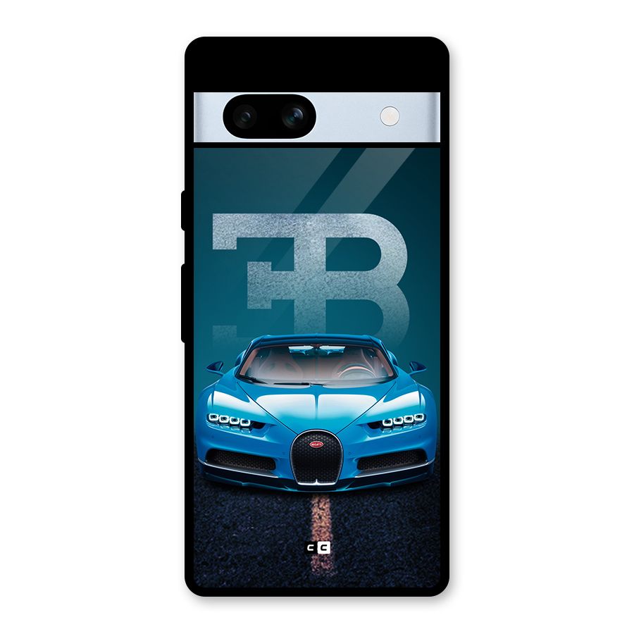 Wonderful Supercar Glass Back Case for Google Pixel 7a