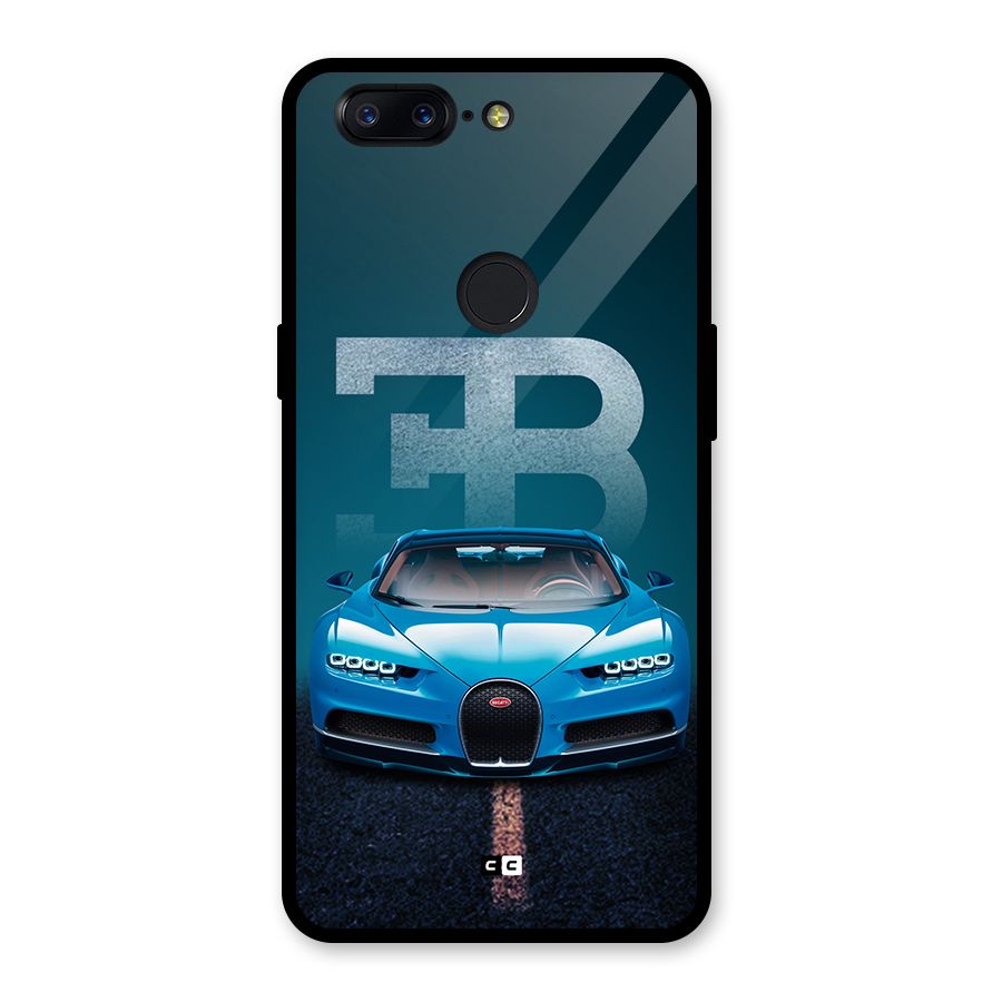 Wonderful Supercar Glass Back Case for OnePlus 5T