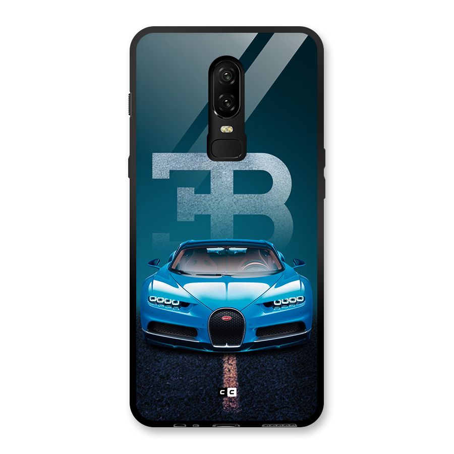 Wonderful Supercar Glass Back Case for OnePlus 6