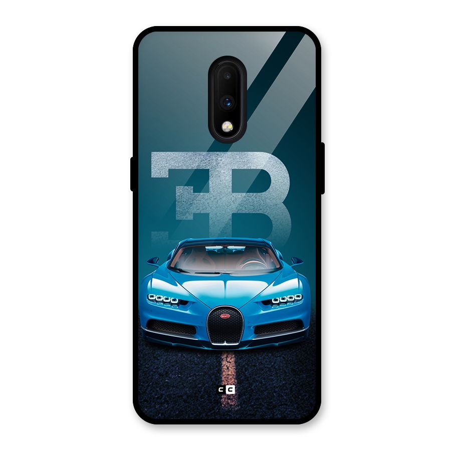 Wonderful Supercar Glass Back Case for OnePlus 7