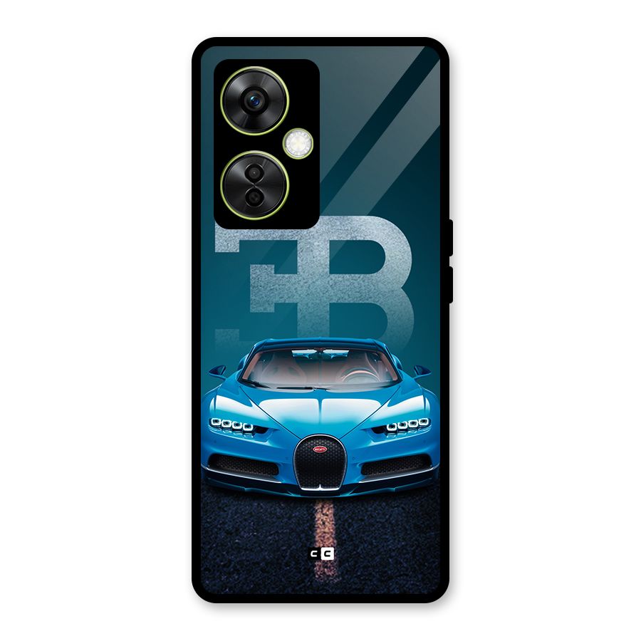 Wonderful Supercar Glass Back Case for OnePlus Nord CE 3 Lite