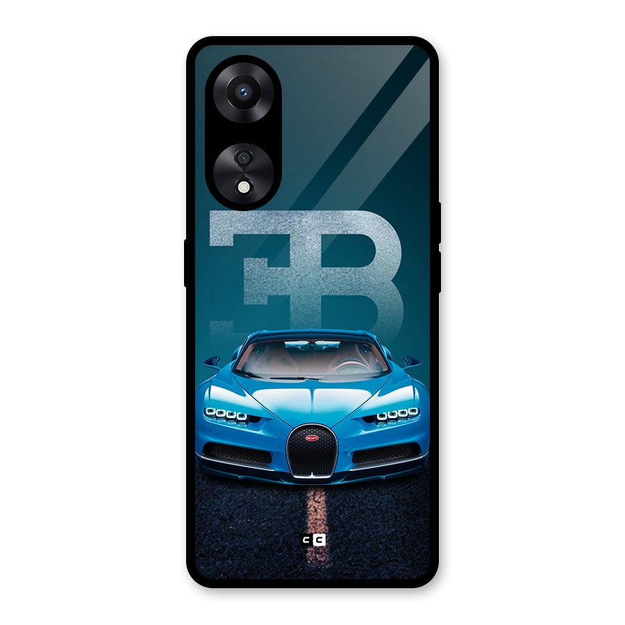 Wonderful Supercar Glass Back Case for Oppo A78