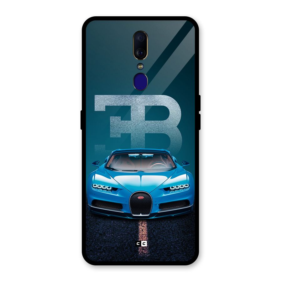 Wonderful Supercar Glass Back Case for Oppo F11