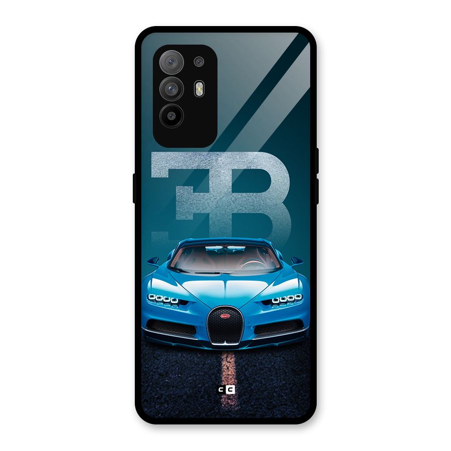 Wonderful Supercar Glass Back Case for Oppo F19 Pro Plus 5G