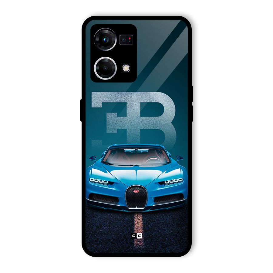 Wonderful Supercar Glass Back Case for Oppo F21 Pro 5G