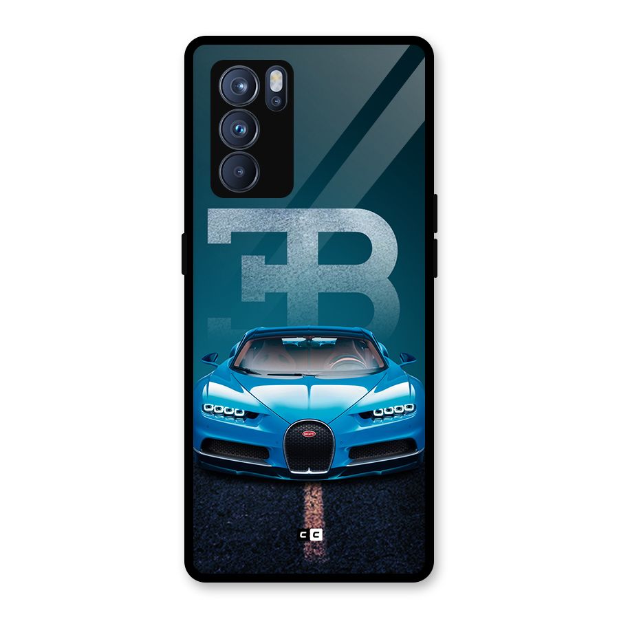 Wonderful Supercar Glass Back Case for Oppo Reno6 Pro 5G