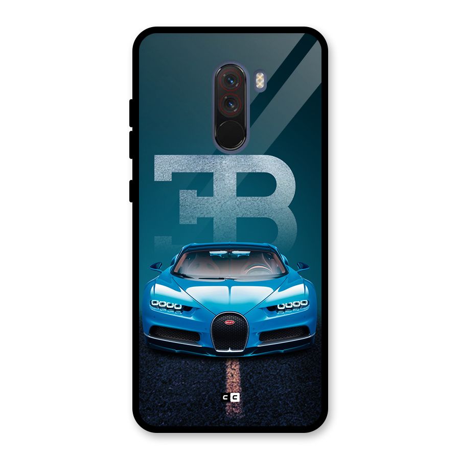 Wonderful Supercar Glass Back Case for Poco F1