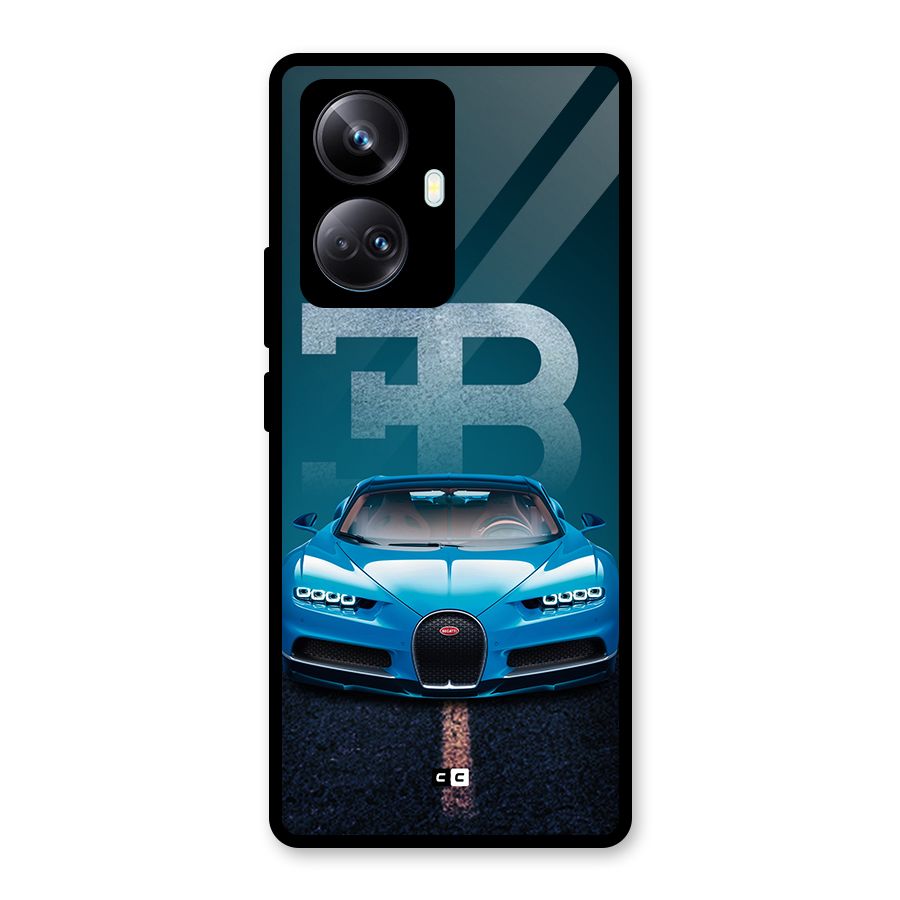Wonderful Supercar Glass Back Case for Realme 10 Pro Plus
